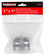 ProSource KJ-002 Coupling, 1 x 1 in, Any Drain Application that Uses Plastic, Cast Iron, Steel or Copper Drain Pipes