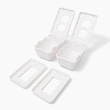 Regalo White Plastic Outlet Cover 2 pk