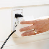 Regalo White Plastic Outlet Cover 2 pk