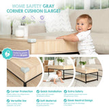Regalo Gray Soft Rubber Corner Cushions 4 pk