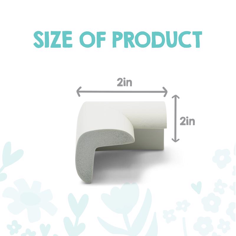 Regalo Gray Soft Rubber Corner Cushions 4 pk