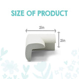 Regalo Gray Soft Rubber Corner Cushions 4 pk