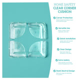 Regalo Clear Soft Rubber Corner Cushions 4 pk