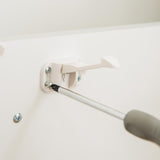 Regalo White Plastic Cabinet Locks 12 pk