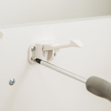 Regalo White Plastic Cabinet Locks 12 pk
