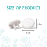 Regalo White Plastic Outlet Safety Plugs 24 pk