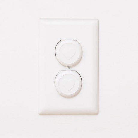 Regalo White Plastic Outlet Safety Plugs 24 pk