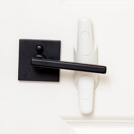 Regalo White Plastic Lever Handle Lock 1 pk