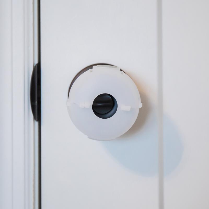 Regalo Clear Plastic Door Knob Covers 3 pk