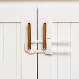 Regalo White Plastic Cabinet Locks 2 pk