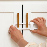 Regalo White Plastic Cabinet Locks 2 pk