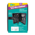 Lucky Line Black Steel Key Cabinet 12 in. 9.5 in. 3 in.