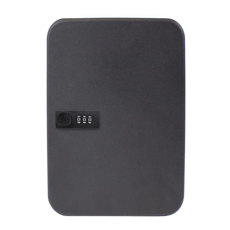 Lucky Line Black Steel Key Cabinet 12 in. 9.5 in. 3 in.
