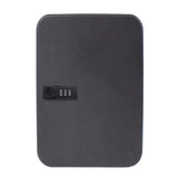 Lucky Line Black Steel Key Cabinet 12 in. 9.5 in. 3 in.