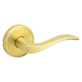 Kwikset Sedona Transitional Satin Brass Passage Lever