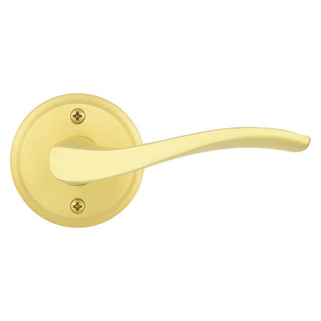 Kwikset Sedona Transitional Satin Brass Passage Lever