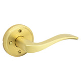 Kwikset Sedona Transitional Satin Brass Privacy Lever