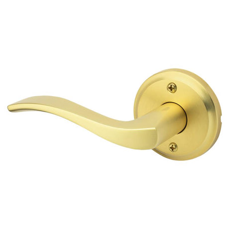 Kwikset Sedona Transitional Satin Brass Half-Dummy Lever