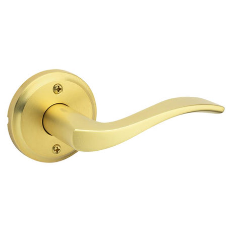 Kwikset Sedona Transitional Satin Brass Half-Dummy Lever