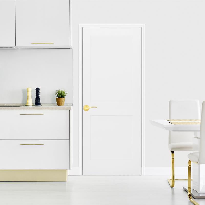 Kwikset Sedona Transitional Satin Brass Half-Dummy Lever
