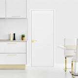 Kwikset Sedona Transitional Satin Brass Half-Dummy Lever