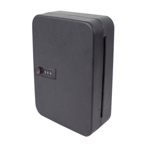 Lucky Line Black Steel Key Cabinet with Combo Lock 7.87 in. 3.25 in. 2.88 in.