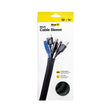 Wrap-It 10 ft. L Black Mesh Cable Sleeve, Pack of 3