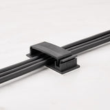 Wrap-It 3.38 in. L Black Plastic Cable Clip, Pack of 6