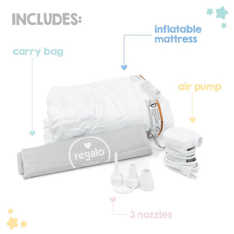 Regalo White Nylon Toddler Bed 1 pk