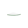 Dolle 0.31 in. H X 9.8 in. W X 9.8 in. D Clear Glass Corner Shelf, Pack of 3