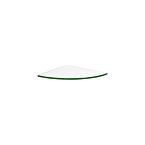 Dolle 0.31 in. H X 9.8 in. W X 9.8 in. D Clear Glass Corner Shelf, Pack of 3