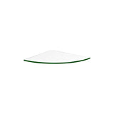 Dolle 0.31 in. H X 11.8 in. W X 11.8 in. D Clear Glass Corner Shelf, Pack of 3
