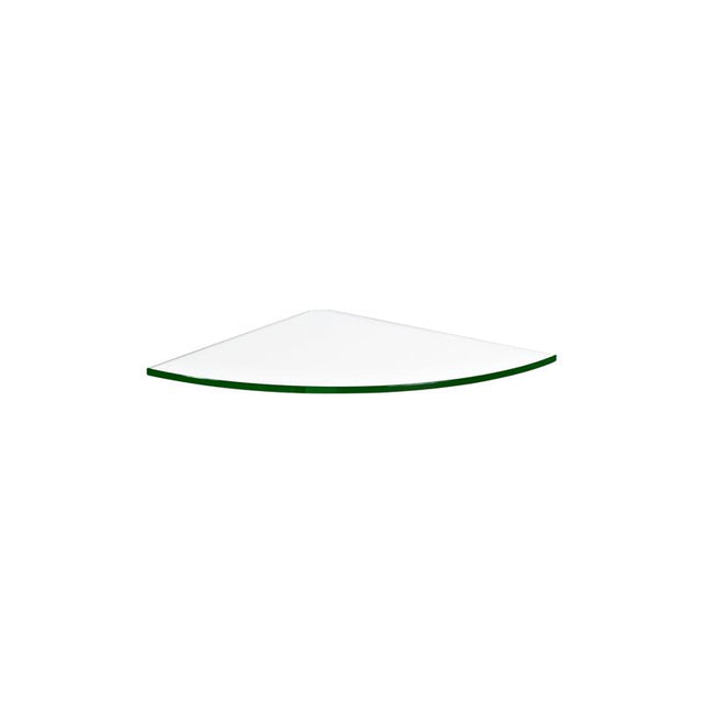 Dolle 0.31 in. H X 11.8 in. W X 11.8 in. D Clear Glass Corner Shelf, Pack of 3