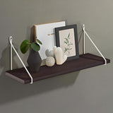 Dolle Lite .75 in. H X 23.6 in. W X 7.9 in. D Espresso Wood Shelf Board, Pack of 2