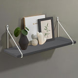 Dolle Lite .75 in. H X 23.6 in. W X 7.9 in. D Black Wood Shelf Board, Pack of 2
