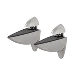 Dolle Ara 4.5 in. H X 1.8 in. W X 4.1 in. D Silver Metal Shelf Clips, Pack of 4