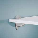 Dolle Ara 4.5 in. H X 1.8 in. W X 4.1 in. D Silver Metal Shelf Clips, Pack of 4