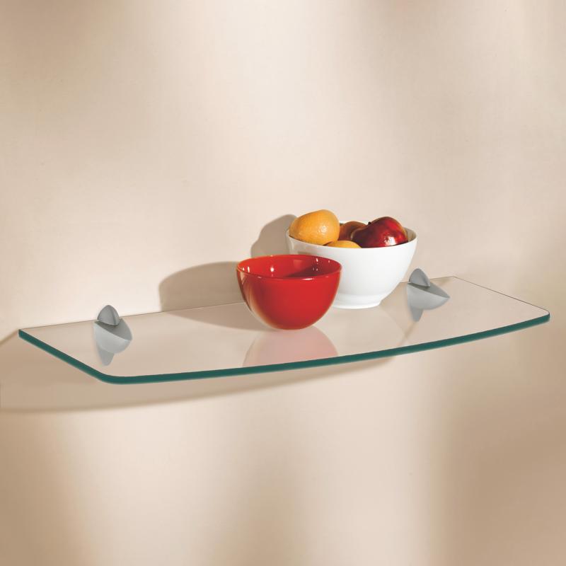 Dolle Ara 4.5 in. H X 1.8 in. W X 4.1 in. D Silver Metal Shelf Clips, Pack of 4