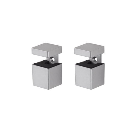 Dolle Bloc 2.5 in. H X 1.3 in. W X 1.3 in. D Silver Metal Shelf Clips, Pack of 5