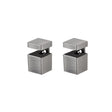 Dolle Bloc 2.5 in. H X 1.3 in. W X 1.3 in. D Silver Metal Shelf Clips, Pack of 5
