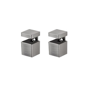 Dolle Bloc 2.5 in. H X 1.3 in. W X 1.3 in. D Silver Metal Shelf Clips, Pack of 5