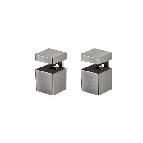 Dolle Bloc 2.5 in. H X 1.3 in. W X 1.3 in. D Silver Metal Shelf Clips, Pack of 5