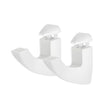 Dolle Scoop Maxi 4.9 in. H X 1.4 in. W X 4.1 in. D White Metal Shelf Clips, Pack of 5