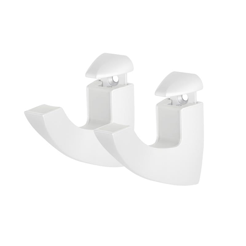 Dolle Scoop Maxi 4.9 in. H X 1.4 in. W X 4.1 in. D White Metal Shelf Clips, Pack of 5