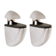 Dolle Jam 3 in. H X 1 in. W X 1.6 in. D Silver Metal Shelf Clips, Pack of 5