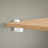 Dolle Cuadro 2.7 in. H X 0.9 in. W X 1.9 in. D White Metal Shelf Clips, Pack of 7