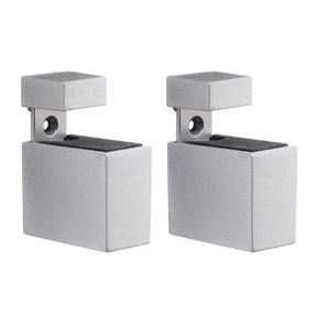 Dolle Cuadro 2.7 in. H X 0.9 in. W X 1.9 in. D Silver Metal Shelf Clips, Pack of 7