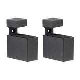 Dolle Cuadro 2.7 in. H X 0.9 in. W X 1.9 in. D Black Metal Shelf Clips, Pack of 7