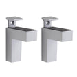 Dolle Eliot 4.4 in. H X 0.9 in. W X 2.6 in. D Silver Metal Shelf Clips, Pack of 7