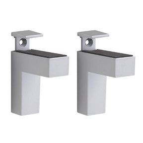 Dolle Eliot 4.4 in. H X 0.9 in. W X 2.6 in. D Silver Metal Shelf Clips, Pack of 7